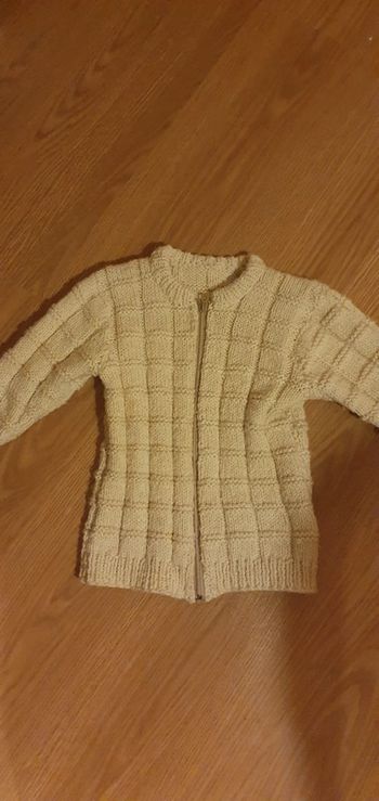 pull tricote main chaud 6 ans