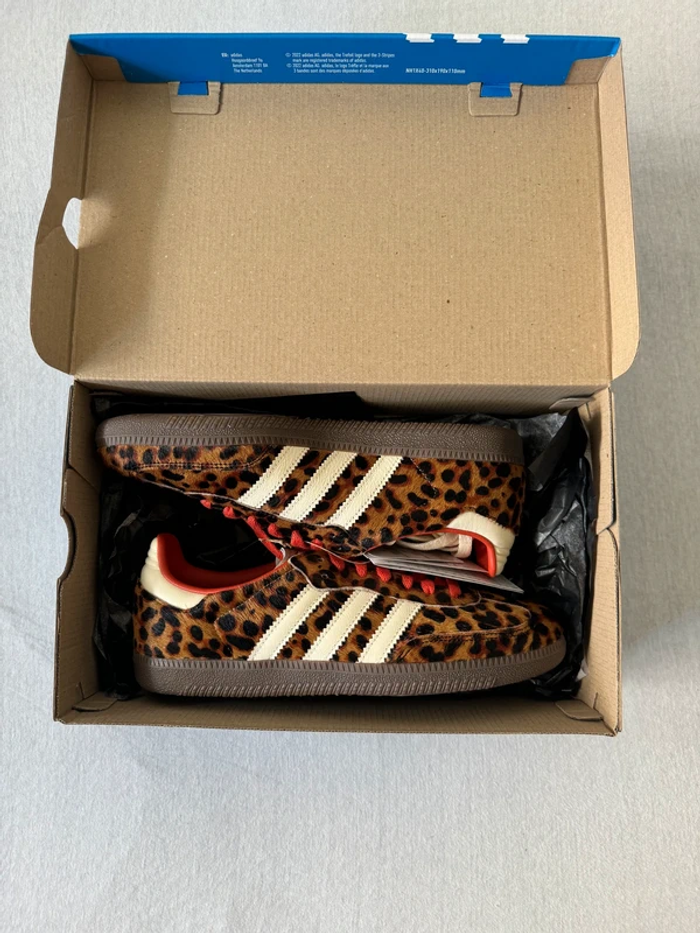 Adidas Samba Preloved Léopard Rouge 39 - photo numéro 5