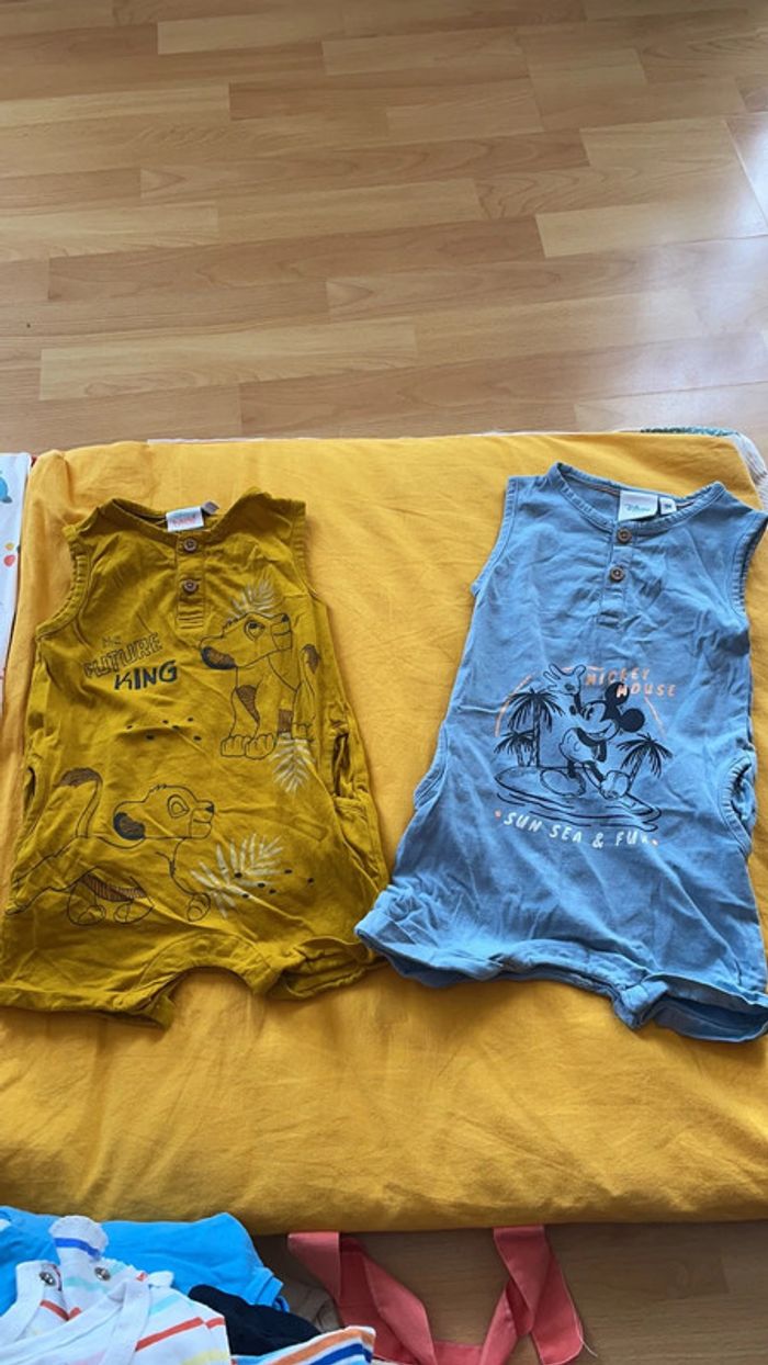 Lot de 2 combinaisons été 9 mois Disney