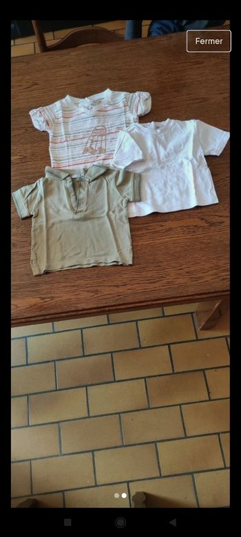 Tee-shirts manches courtes 9 mois