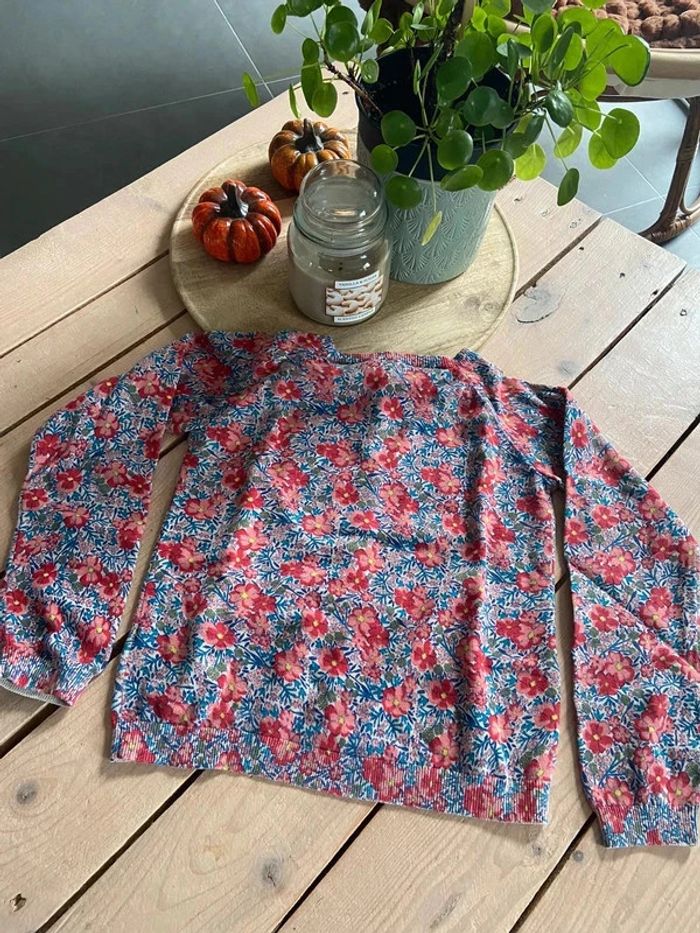 Gilet fleuri Bonton 8 ans - photo numéro 6