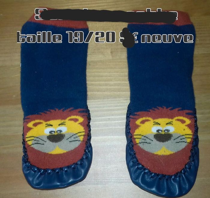Pantoufles taille 19/20