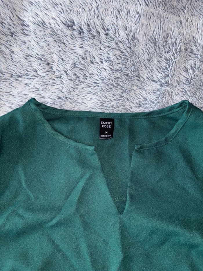 Robe manches à pois verte - photo numéro 4