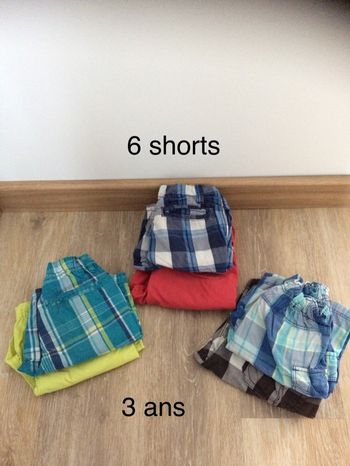Lot shorts 3 ans