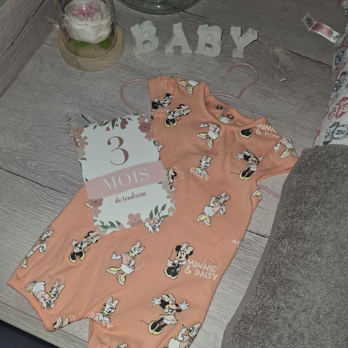 Barboteuse été Minnie Disney daisy 3 mois