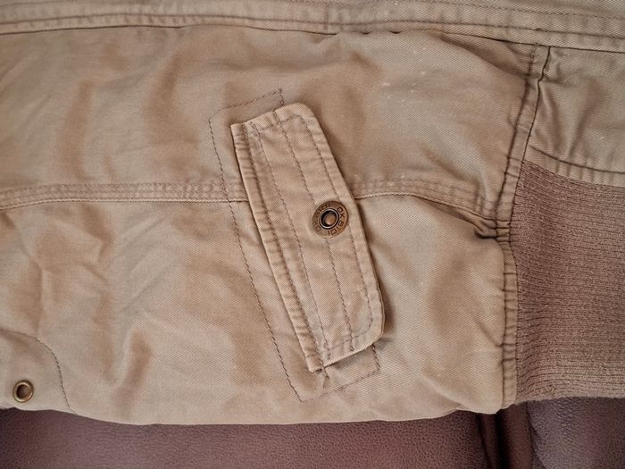 Anorak doublé fille 10 ans couleur taupe - photo numéro 4
