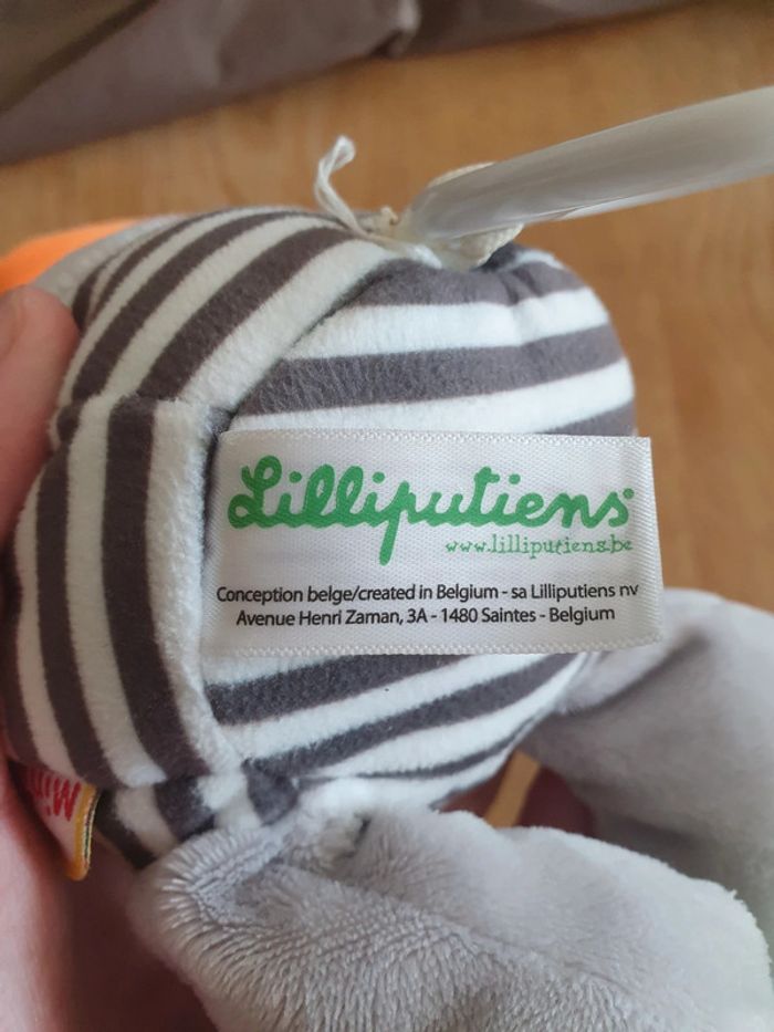 Peluche doudou Ane musical Lilliputiens - photo numéro 3