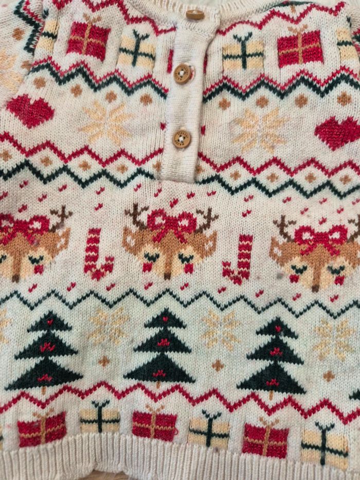 🎄 Magnifique pull de Noël Sergent Major 18 mois - photo numéro 9