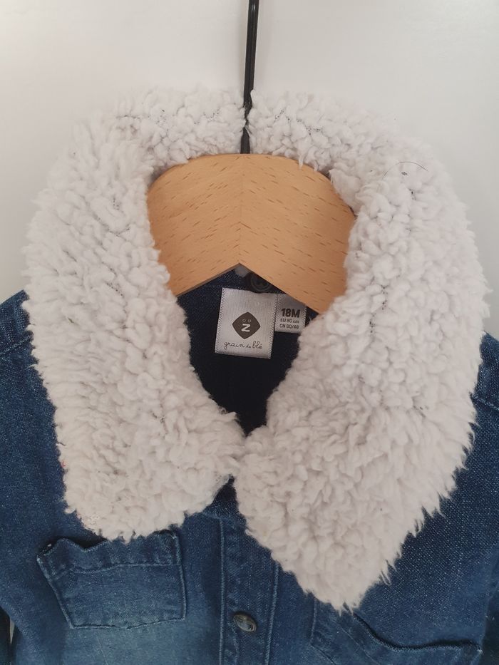 Chemise en jean Z Grain de blé  18 mois - photo numéro 3
