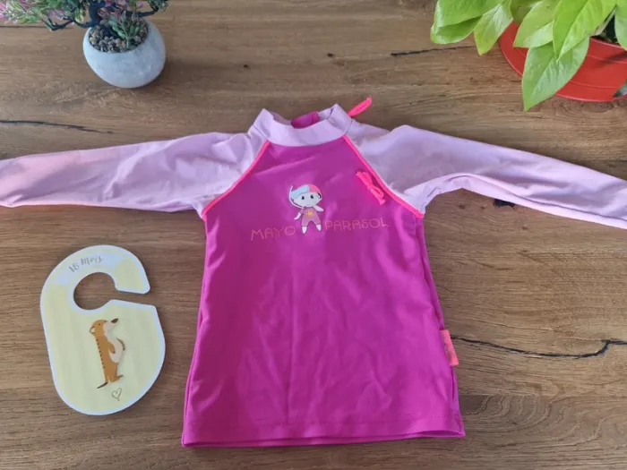 Maillot de bain t-shirt anti UV - Taille 18 mois - MayoParasol