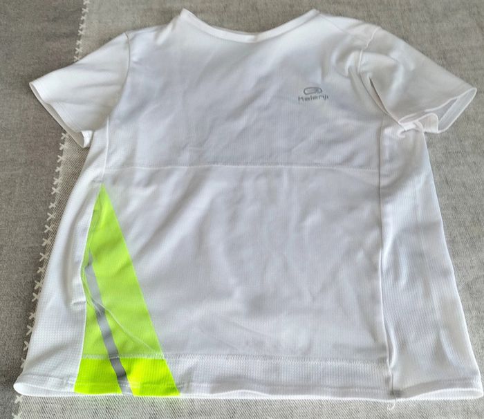 t.shirt sport manches courtes blanc 10 ans