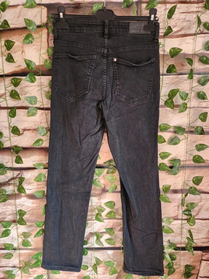 🌸Jeans noir Straight Ankle Lenght Taille 34 🌸 - photo numéro 4