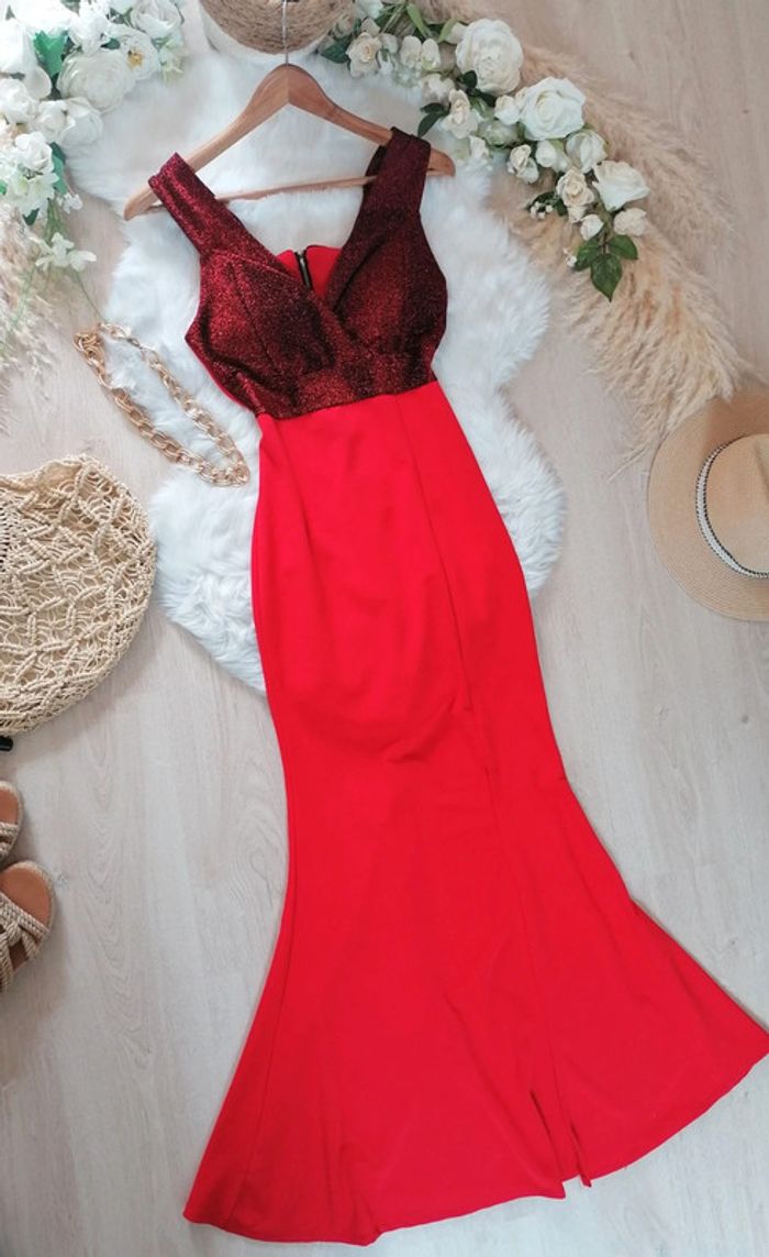 Magnifique robe de soirée taille M - photo numéro 3