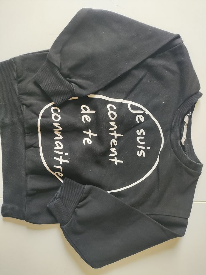 Pull noir shein 4 ans