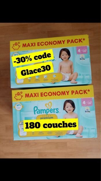 Pampers premium protection taille 4