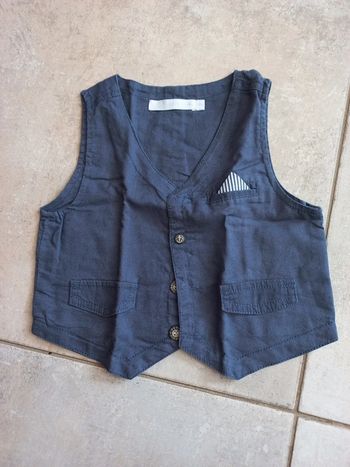 Petit plastron bébé marine 18 mois Gémo bébé