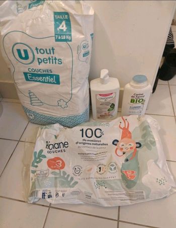 2 Liniment Gilbert et corine de farme + 70 couches offertes 