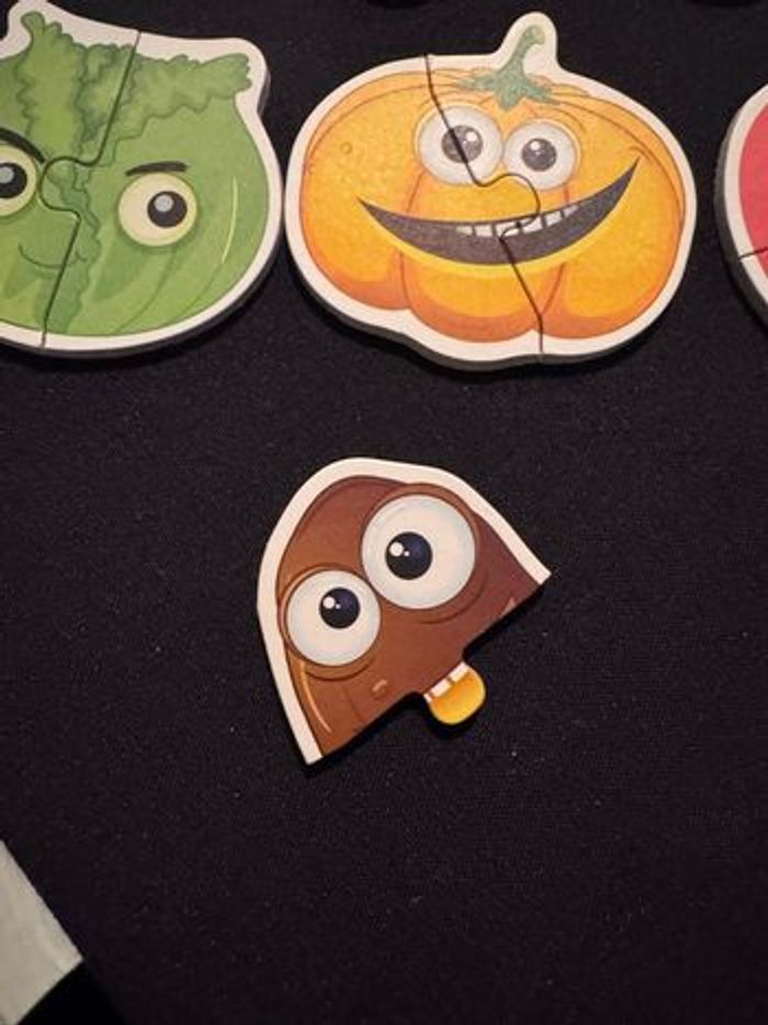 Puzzle 2 pièces X 25 fruits et légumes - photo numéro 6