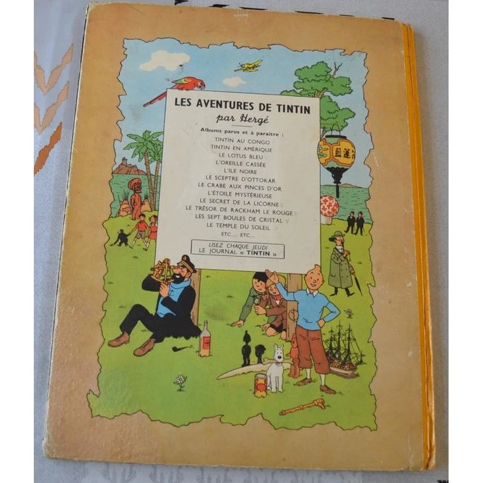 Tintin le Temple du Soleil EO B3 1949 - photo numéro 2