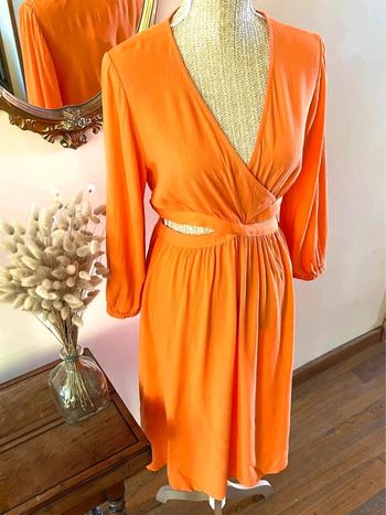 Robe Éclatante en Orange - Etam - Taille M neuf avec étiquette
