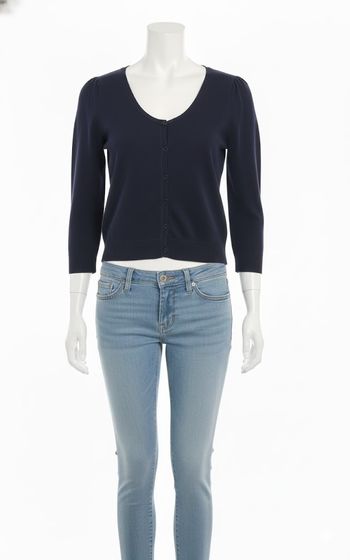 Gilet Cardigan Bleu Marine Camaïeu - Chic et Polyvalent !