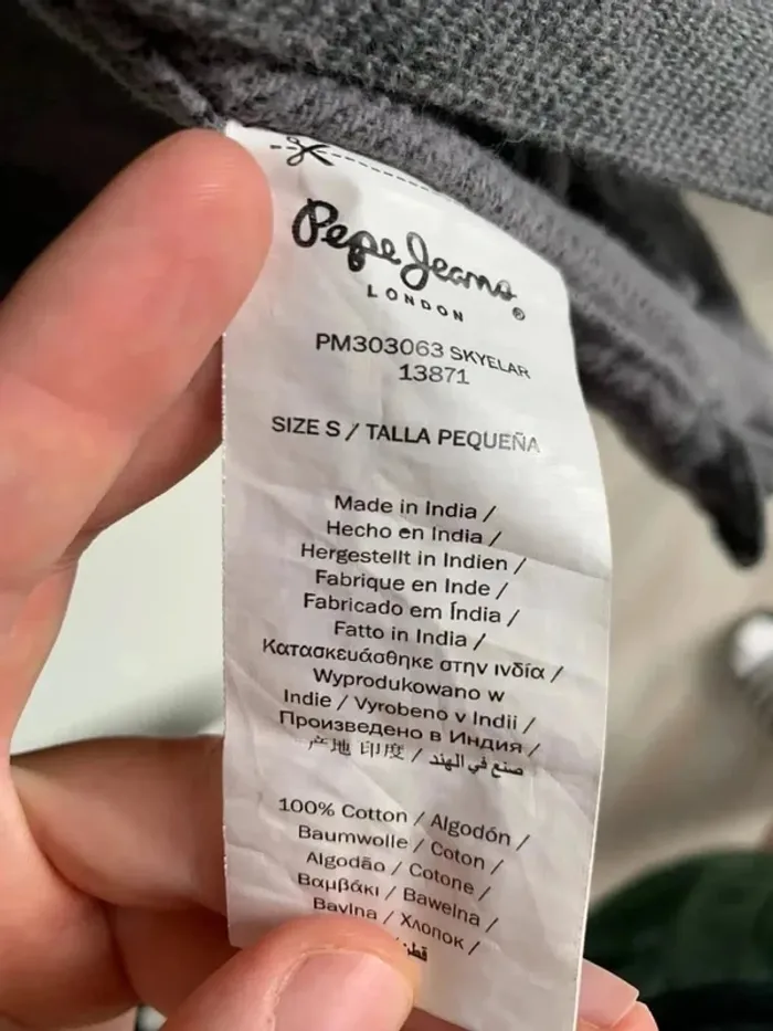 Veste grise pepe jeans homme Taille S - photo numéro 4
