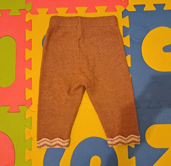 Ensemble chaud pull/pantalon marron beige, kiabi, taille 12 mois (74 cm) - photo numéro 7
