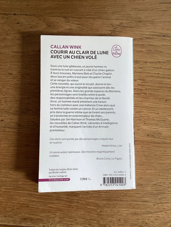Livre « courir au clair de lune avec un chien volé » - photo numéro 2