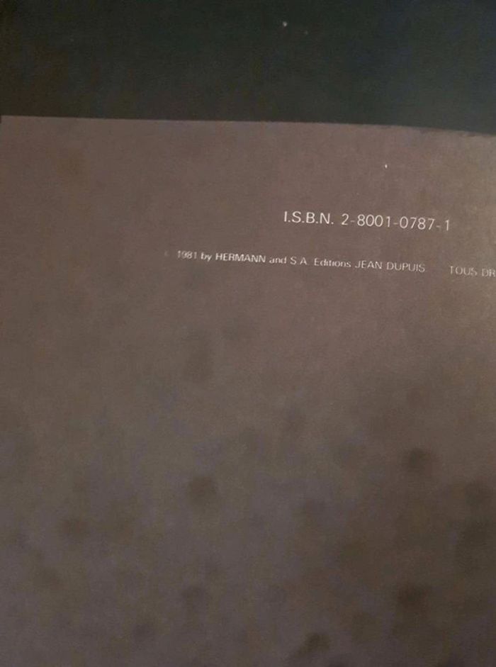 Bd hermann hé, nic! Tu rêves? EO 1981 - photo numéro 5