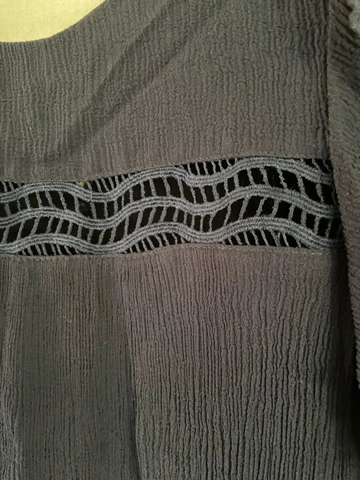 Top manches longues Ba&sh XS Bambou bleu nuit - photo numéro 3