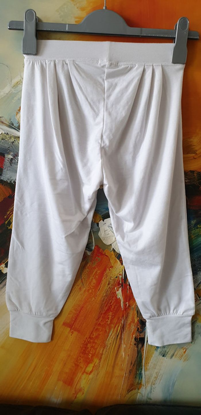 NEuf pantalon type sarwal T 6 ans DPAM blanc - photo numéro 3