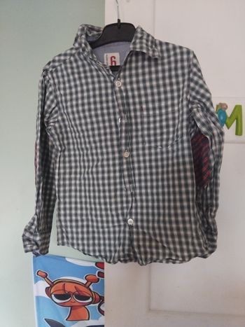 Chemise enfant à carreaux – Taille 6 ans