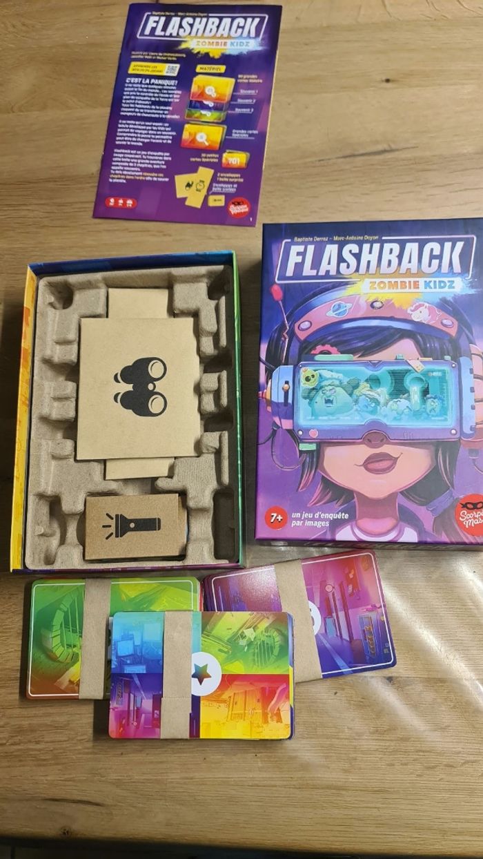 Proche du neuf Jeu de société Flashback Zombie Kidz des éditions Scorpion Masqué,