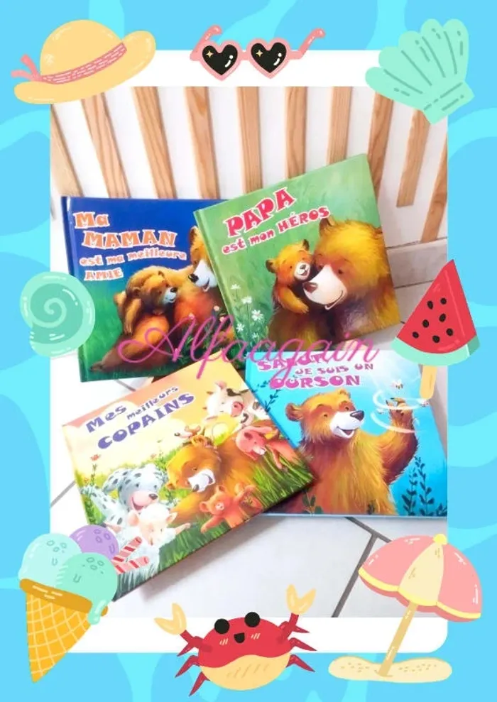 Lot livres enfants ourson