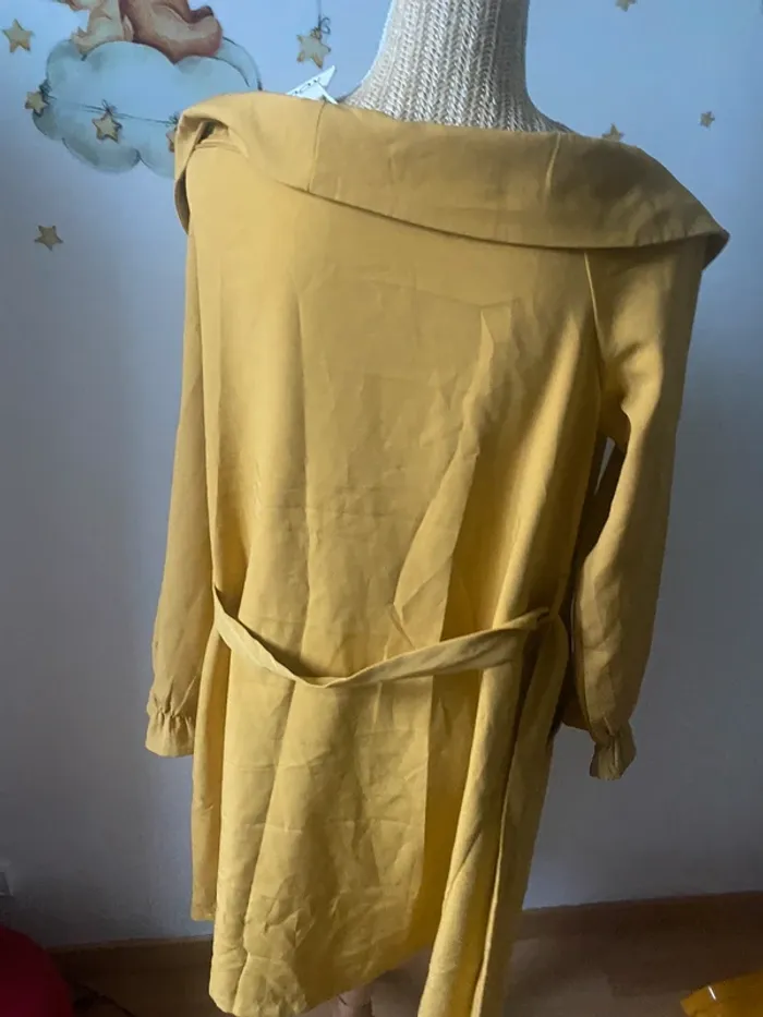 Trench col bateau tendance taille L - photo numéro 4