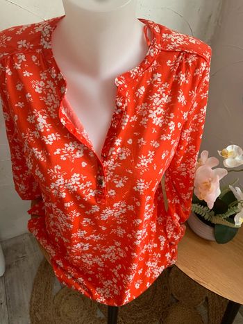 Blouse Gemo taille 38 manches longues