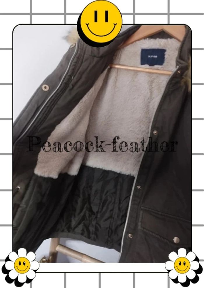 Manteau kaki Kiabi 40/42 - photo numéro 5