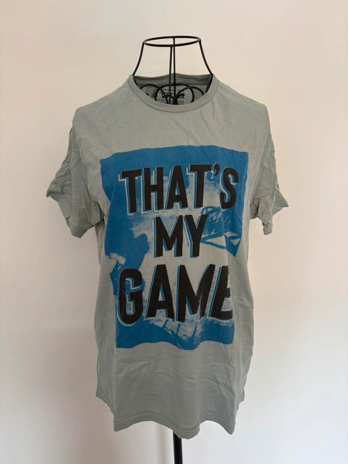 👕 T-shirt Tom Tailor Denim - Taille M - "That's My Game" 👕