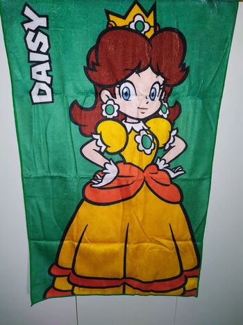 Serviette éponge 50x80 cm Super Mario Nintendo Daisy neuf