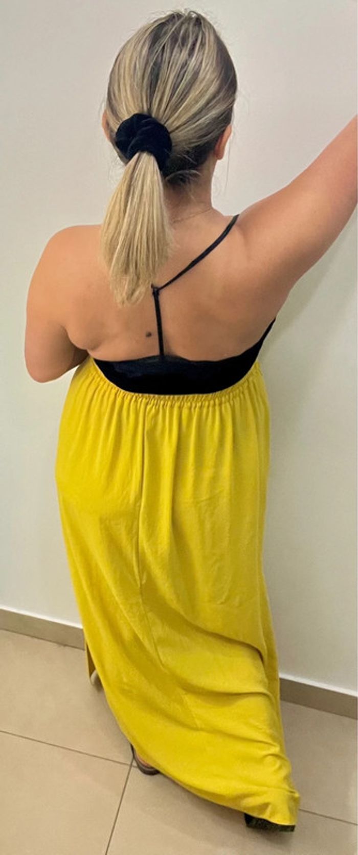 💛Jupe longue Zara fendu moutarde Taille M - photo numéro 5