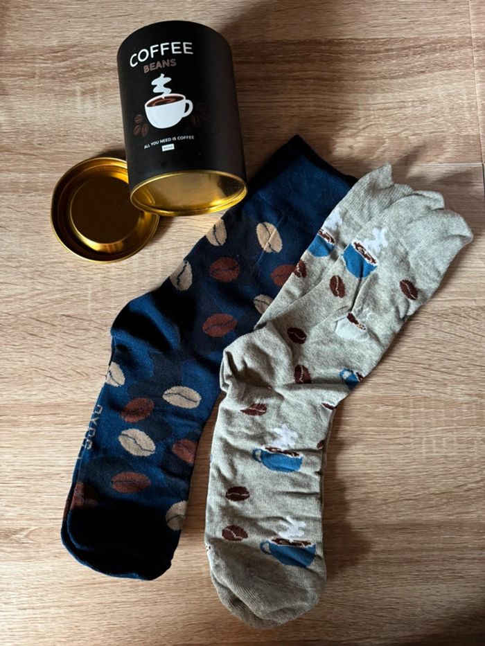 Chaussettes humour café homme