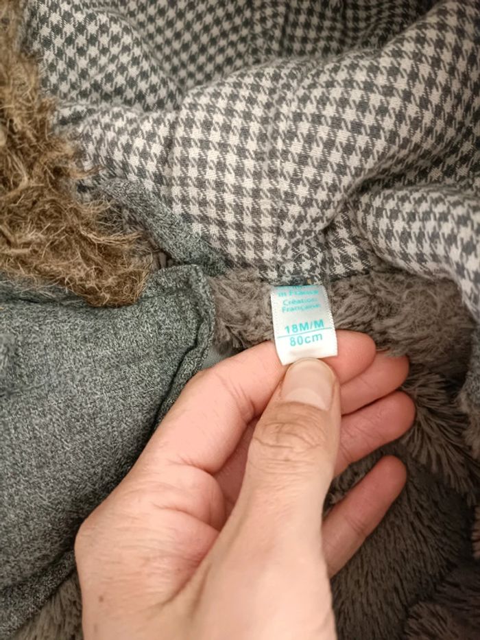 Gros manteau d'hiver à capuche fourré - photo numéro 6