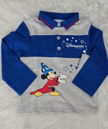 Neuf (non porté) 🏷💙🥰🤩 superbe polo disneylandparis 36mois  garçon