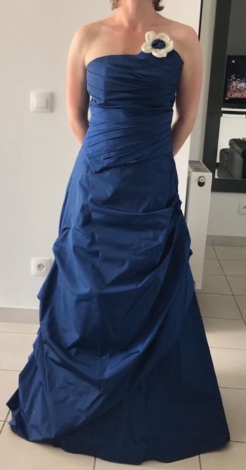 Robe cocktail bleu