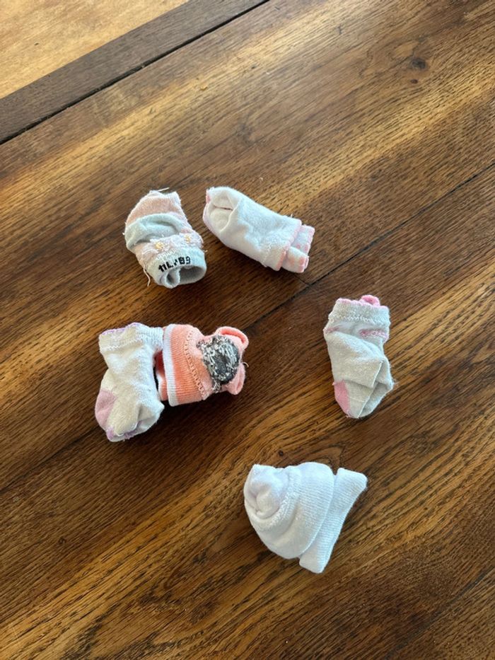Chaussette bébé fille 1 mois
