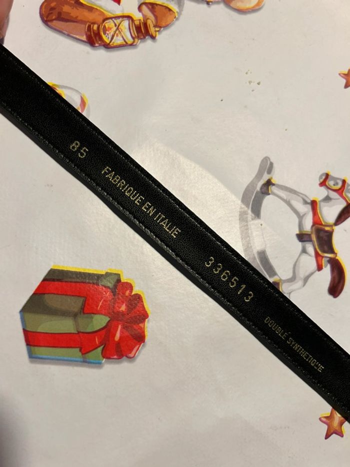 Ceinture imitation crocodile 85 - photo numéro 4