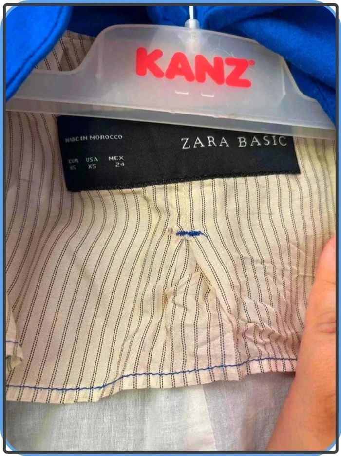 Veste zara avec epaulette taille xs - photo numéro 4