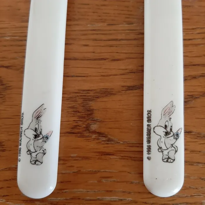 Couverts bébé baby Bugs Bunny - photo numéro 2