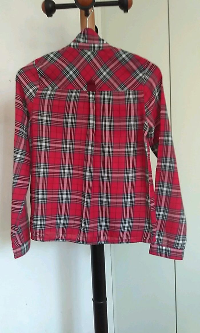Chemise rouge quadrillée - photo numéro 3