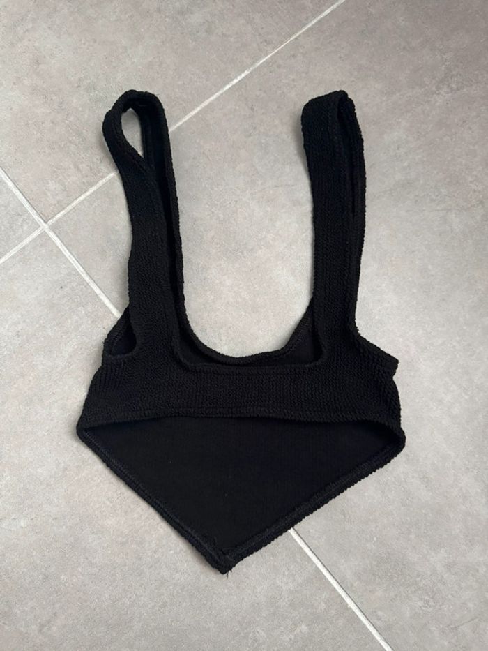 Maillot de bain 2 pièces noir Asos Design - photo numéro 4